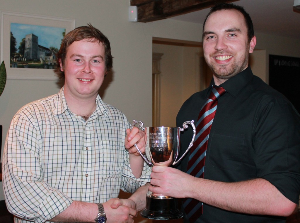 Dan Martin receives Sunday XI player of the year from captain Ben Hogg