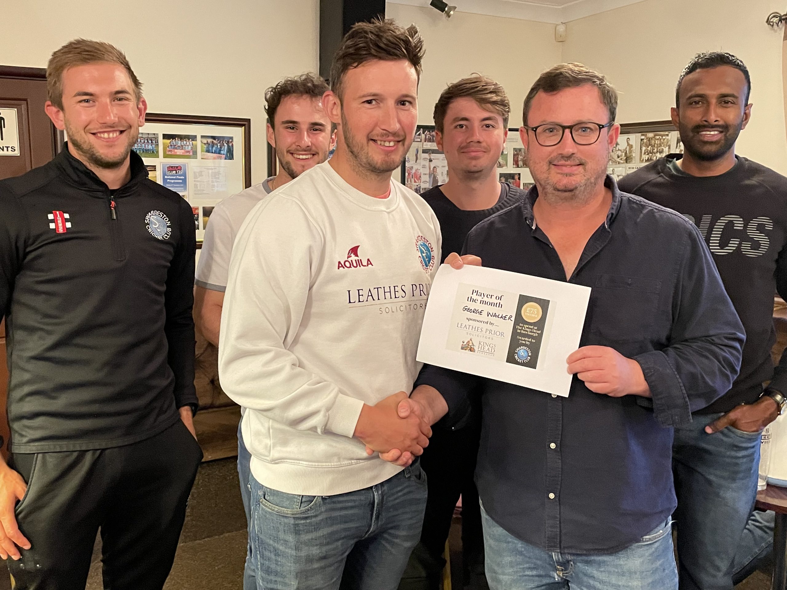Walker appointed a club Trustee Swardeston Cricket Club